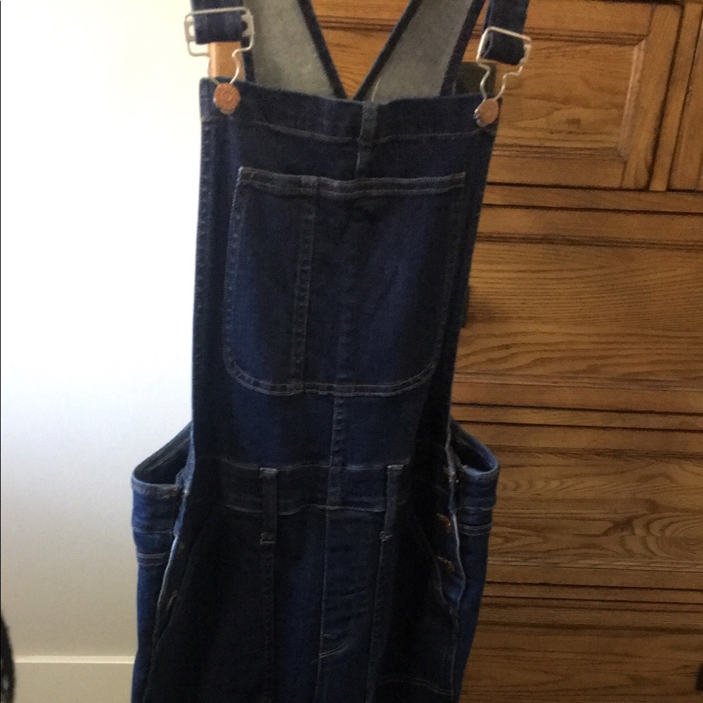 Madewell raw hem overalls